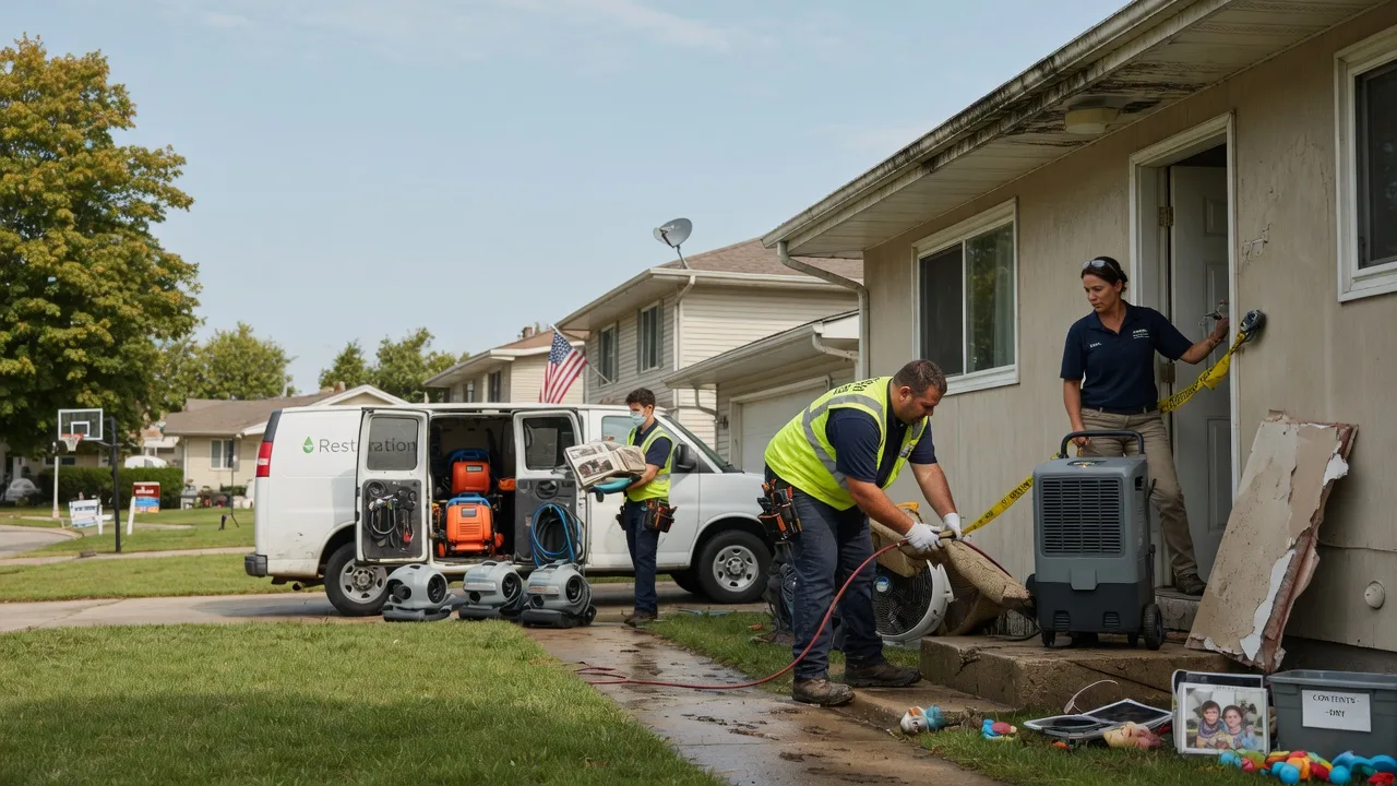 Water Damage Restoration in Harvard, IL near me